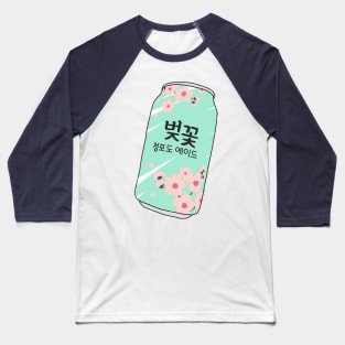 Korean Sakura Soft Drink Baseball T-Shirt